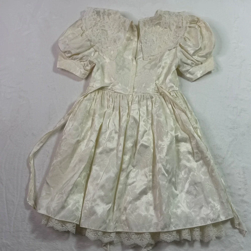 Gunne Sax Floral Damask Lace Portrait Collar Formal Dress Size 5‎
